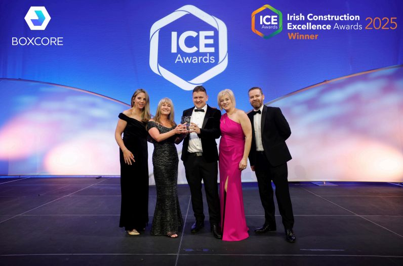Boxcore Contractor Management Software Wins innovation Award at ICE awards