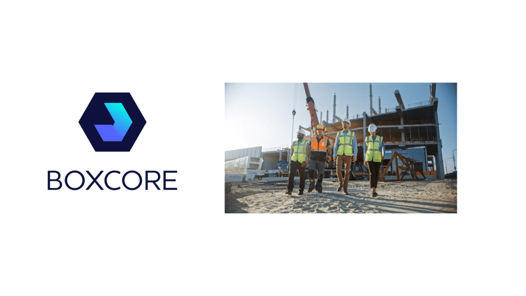 Boxcore Construction safety Software being used by a site team on construction projects