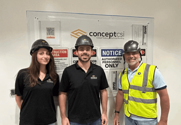 Conceptcsi and Boxcore Staff on construction Project in New York City
