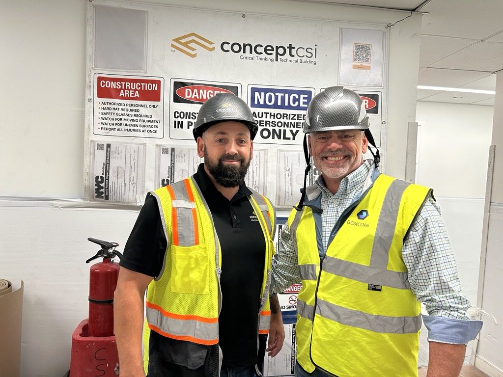 New York Based Conceptcsi choose Boxcore construction site safety software