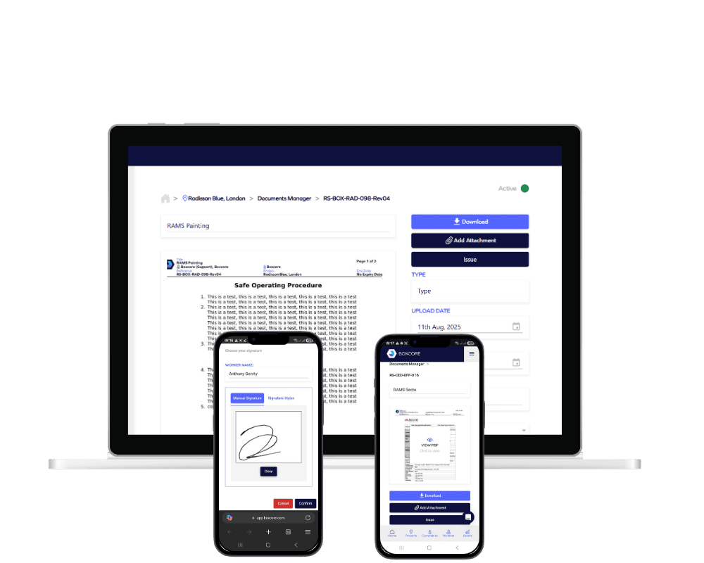 RAMS Software for Construction