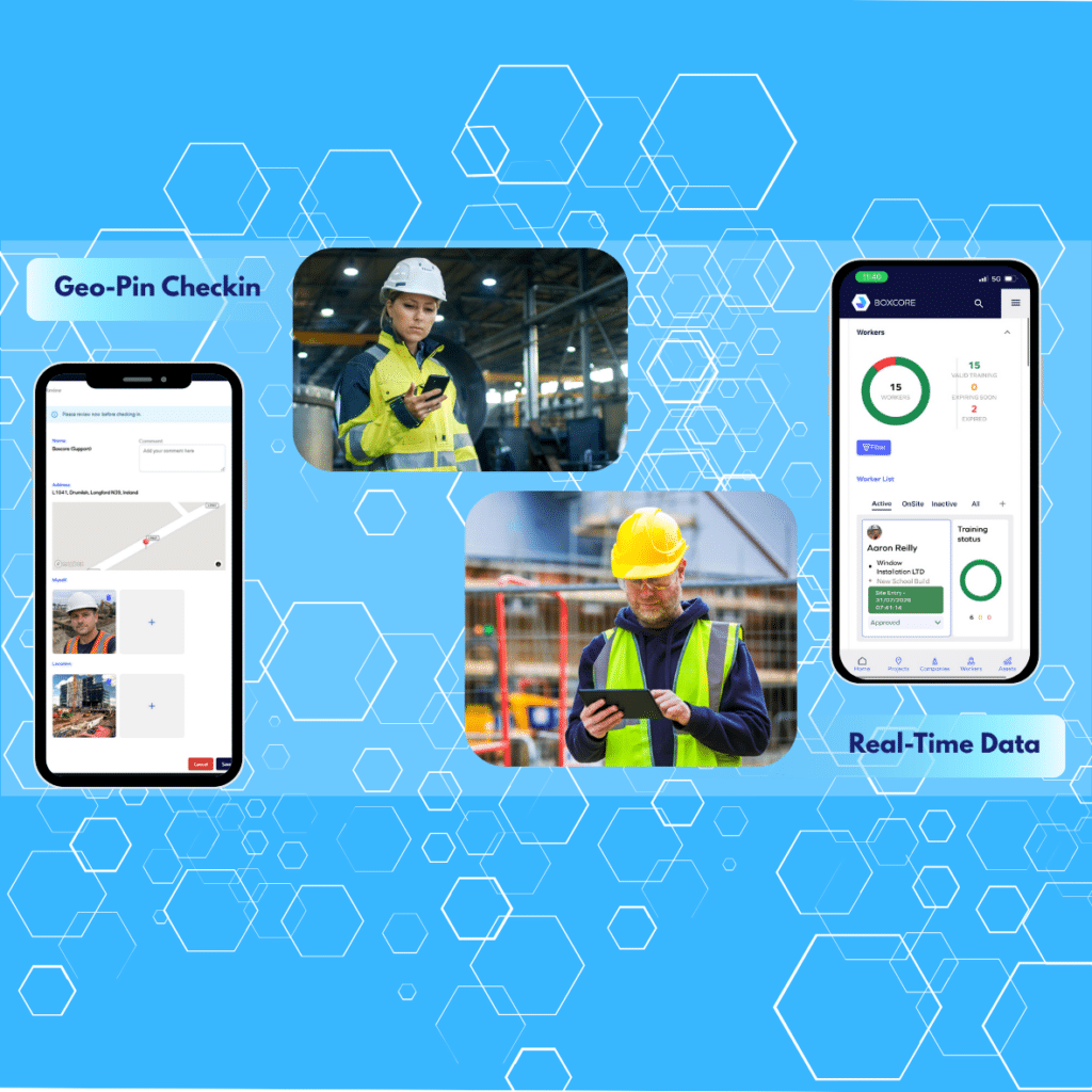 Geo-Pin Time Tracking for Flexible Sites